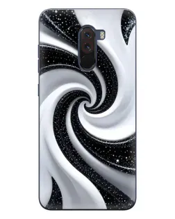 Чехол для Xiaomi POCO F1 с картинкой «Черно-белая спираль» Чехол для Xiaomi POCO F1 с картинкой «Черно-белая спираль»
