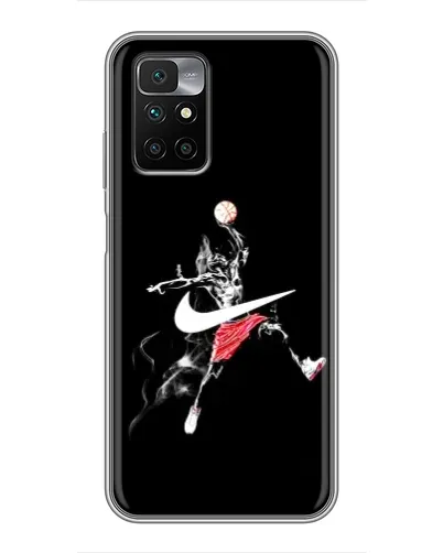 Чехол для Xiaomi Redmi 10 с картинкой «Jordan Jumpman»