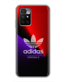 Чохол для Xiaomi Redmi 10 з картинкою «Adidas Red Neon»
