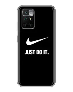 Чехол для Xiaomi Redmi 10 с картинкой «Классический принт Nike» Чехол для Xiaomi Redmi 10 с картинкой «Классический принт Nike»