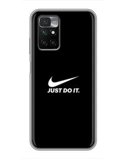 Чехол для Xiaomi Redmi 10 с картинкой «Минимализм от Nike» Чехол для Xiaomi Redmi 10 с картинкой «Минимализм от Nike»