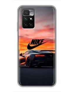 Чехол для Xiaomi Redmi 10 с картинкой «Nike и суперкар» Чехол для Xiaomi Redmi 10 с картинкой «Nike и суперкар»