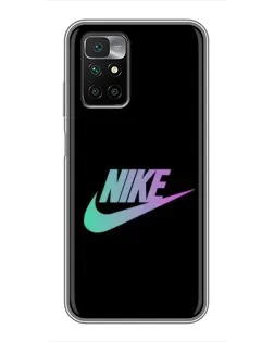 Чехол для Xiaomi Redmi 10 с картинкой «Nike — городская ночь» Чехол для Xiaomi Redmi 10 с картинкой «Nike — городская ночь»