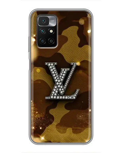 Чехол для Xiaomi Redmi 10 с картинкой «Камуфляжный Louis Vuitton»