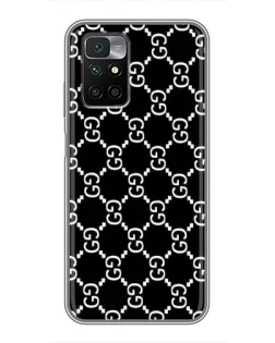 Чехол для Xiaomi Redmi 10 с картинкой «Gucci — сетчатый паттерн» Чехол для Xiaomi Redmi 10 с картинкой «Gucci — сетчатый паттерн»
