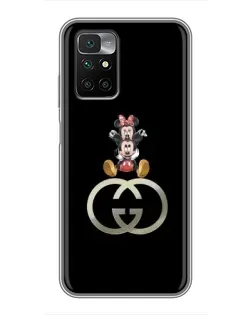 Чохол для Xiaomi Redmi 10 з картинкою «Мінні Маус на лого» Чохол для Xiaomi Redmi 10 з картинкою «Мінні Маус на лого»
