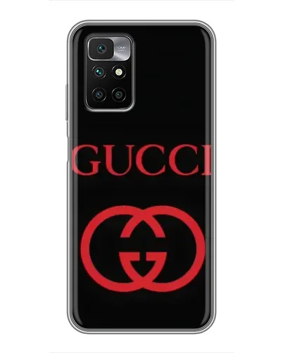 Чехол для Xiaomi Redmi 10 с картинкой «Gucci — красный логотип» Чехол для Xiaomi Redmi 10 с картинкой «Gucci — красный логотип»