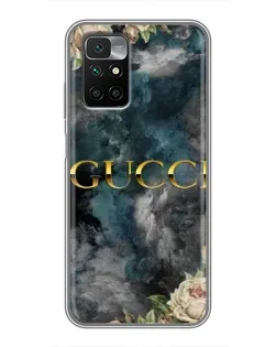 Чохол для Xiaomi Redmi 10 з картинкою «Абстрактні квіти Gucci» Чохол для Xiaomi Redmi 10 з картинкою «Абстрактні квіти Gucci»