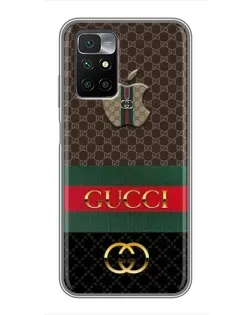 Чохол для Xiaomi Redmi 10 з картинкою «Gucci — брендований десерт» Чохол для Xiaomi Redmi 10 з картинкою «Gucci — брендований десерт»