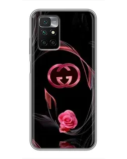 Чохол для Xiaomi Redmi 10 з картинкою «Gucci — неонова троянда» Чохол для Xiaomi Redmi 10 з картинкою «Gucci — неонова троянда»
