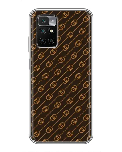 Чехол для Xiaomi Redmi 10 с картинкой «Gucci — золотые диагонали» Чехол для Xiaomi Redmi 10 с картинкой «Gucci — золотые диагонали»