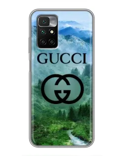Чохол для Xiaomi Redmi 10 з картинкою «Gucci — гірський пейзаж» Чохол для Xiaomi Redmi 10 з картинкою «Gucci — гірський пейзаж»