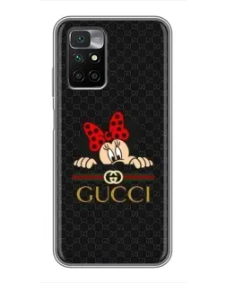 Чохол для Xiaomi Redmi 10 з картинкою «Мінні Маус Gucci — чорний» Чохол для Xiaomi Redmi 10 з картинкою «Мінні Маус Gucci — чорний»