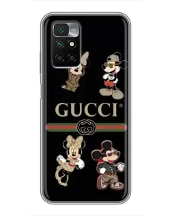 Чохол для Xiaomi Redmi 10 з картинкою «Gucci — герої Disney та монограма» Чохол для Xiaomi Redmi 10 з картинкою «Gucci — герої Disney та монограма»