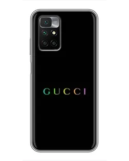 Чохол для Xiaomi Redmi 10 з картинкою «Gucci — неоновий мінімалізм» Чохол для Xiaomi Redmi 10 з картинкою «Gucci — неоновий мінімалізм»