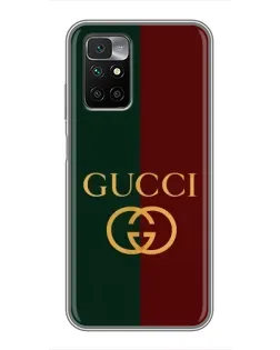 Чохол для Xiaomi Redmi 10 з картинкою «Gucci — темно-зелений градієнт» Чохол для Xiaomi Redmi 10 з картинкою «Gucci — темно-зелений градієнт»
