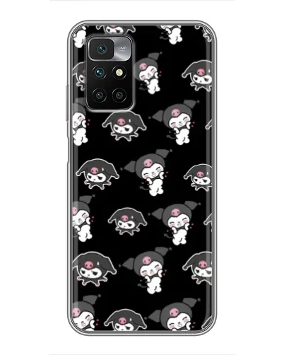 Чехол для Xiaomi Redmi 10 с картинкой «Черный паттерн Kuromi» Чехол для Xiaomi Redmi 10 с картинкой «Черный паттерн Kuromi»