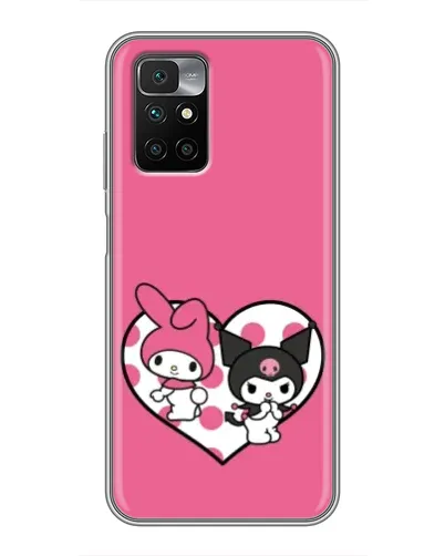 Чехол для Xiaomi Redmi 10 с картинкой «Kuromi и My Melody» Чехол для Xiaomi Redmi 10 с картинкой «Kuromi и My Melody»