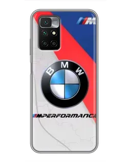 Чохол для Xiaomi Redmi 10 з картинкою «BMW Performance стиль»
