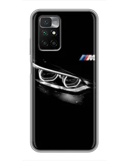 Чохол для Xiaomi Redmi 10 з картинкою «BMW — погляд тигра»