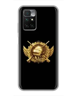 Чехол для Xiaomi Redmi 10 с картинкой «PUBG — оранжевый градиент» Чехол для Xiaomi Redmi 10 с картинкой «PUBG — оранжевый градиент»