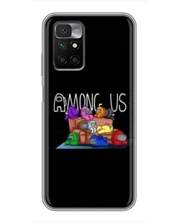Чехол для Xiaomi Redmi 10 с картинкой «Логотип Among Us» Чехол для Xiaomi Redmi 10 с картинкой «Логотип Among Us»