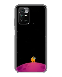 Чехол для Xiaomi Redmi 10 с картинкой «Одинокий герой на планете» Чехол для Xiaomi Redmi 10 с картинкой «Одинокий герой на планете»