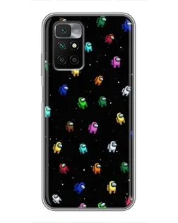 Чехол для Xiaomi Redmi 10 с картинкой «Экипаж Among Us» Чехол для Xiaomi Redmi 10 с картинкой «Экипаж Among Us»