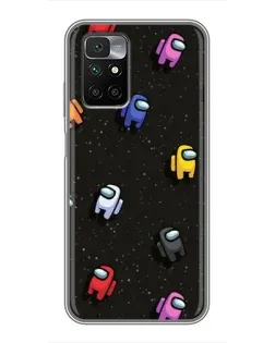 Чехол для Xiaomi Redmi 10 с картинкой «Космический паттерн Among Us» Чехол для Xiaomi Redmi 10 с картинкой «Космический паттерн Among Us»