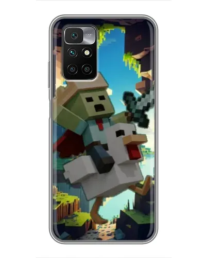 Чехол для Xiaomi Redmi 10 с картинкой «Стив и гусь» Чехол для Xiaomi Redmi 10 с картинкой «Стив и гусь»
