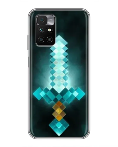 Чехол для Xiaomi Redmi 10 с картинкой «Алмазный меч неон» Чехол для Xiaomi Redmi 10 с картинкой «Алмазный меч неон»