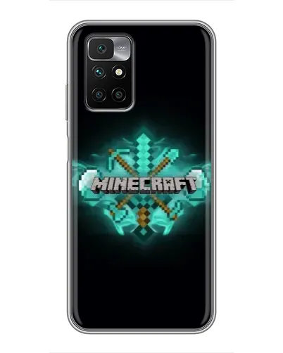 Чехол для Xiaomi Redmi 10 с картинкой «Minecraft Diamond лого» Чехол для Xiaomi Redmi 10 с картинкой «Minecraft Diamond лого»