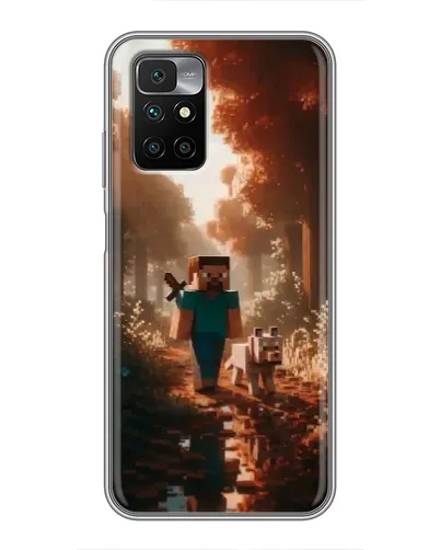 Чехол для Xiaomi Redmi 10 с картинкой «Стив в лесу» Чехол для Xiaomi Redmi 10 с картинкой «Стив в лесу»