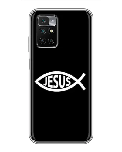 Чехол для Xiaomi Redmi 10 с картинкой «Классический Jesus»