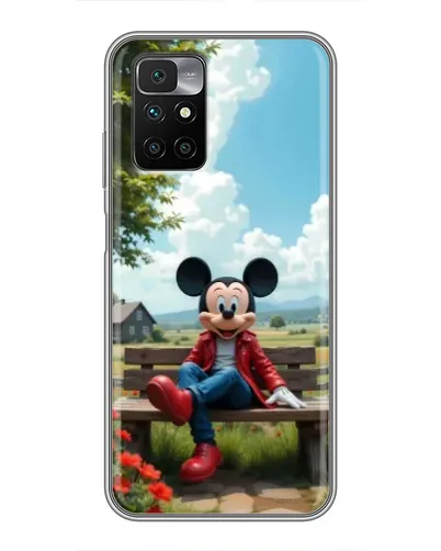 Чехол для Xiaomi Redmi 10 с картинкой «Микки на скамейке» Чехол для Xiaomi Redmi 10 с картинкой «Микки на скамейке»