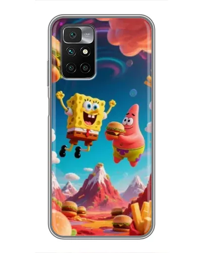 Чехол для Xiaomi Redmi 10 с картинкой «Космический фастфуд» Чехол для Xiaomi Redmi 10 с картинкой «Космический фастфуд»
