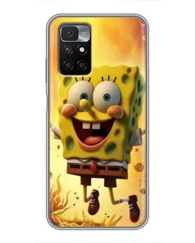 Чехол для Xiaomi Redmi 10 с картинкой «Губка Боб прыгает» Чехол для Xiaomi Redmi 10 с картинкой «Губка Боб прыгает»