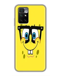Чехол для Xiaomi Redmi 10 с картинкой «Минималистичный Спанч Боб» Чехол для Xiaomi Redmi 10 с картинкой «Минималистичный Спанч Боб»