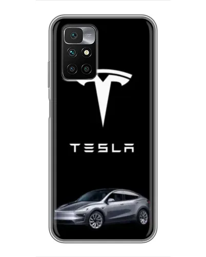 Чехол для Xiaomi Redmi 10 с картинкой «Tesla Model Y» Чехол для Xiaomi Redmi 10 с картинкой «Tesla Model Y»