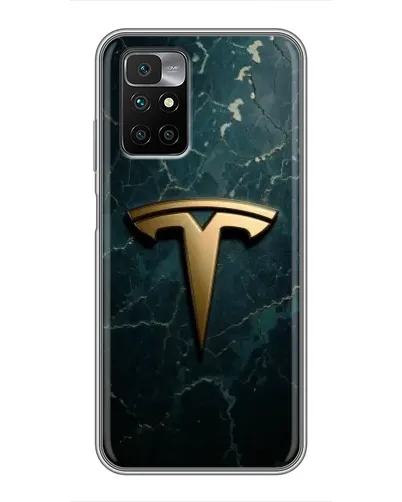Чехол для Xiaomi Redmi 10 с картинкой «Мраморная Tesla Gold» Чехол для Xiaomi Redmi 10 с картинкой «Мраморная Tesla Gold»