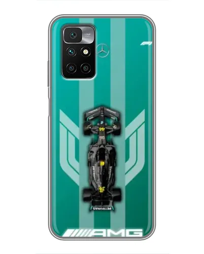 Чехол для Xiaomi Redmi 10 с картинкой «Mercedes AMG Petronas»