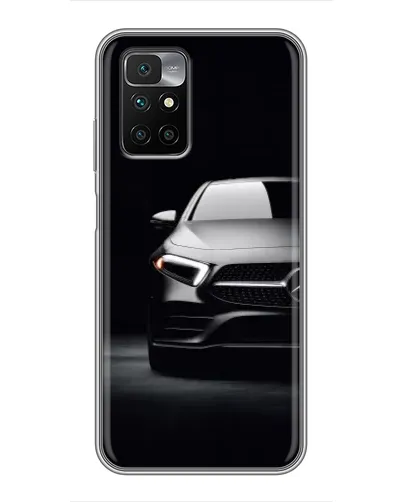 Чехол для Xiaomi Redmi 10 с картинкой «Свет фар Mercedes»