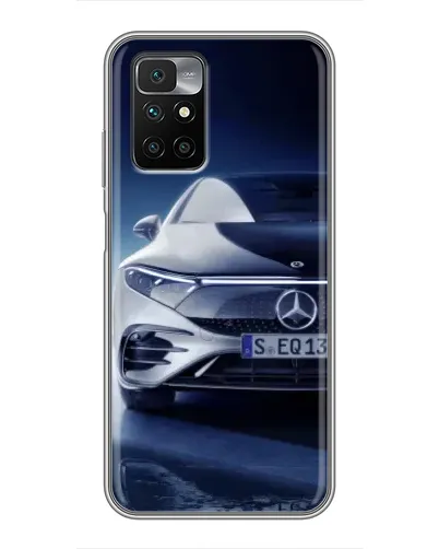 Чехол для Xiaomi Redmi 10 с картинкой «Mercedes EQ — будущее»