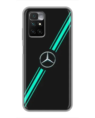 Чехол для Xiaomi Redmi 10 с картинкой «Спортивные линии Mercedes» Чехол для Xiaomi Redmi 10 с картинкой «Спортивные линии Mercedes»