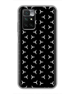 Чехол для Xiaomi Redmi 10 с картинкой «Mercedes паттерн звезд» Чехол для Xiaomi Redmi 10 с картинкой «Mercedes паттерн звезд»