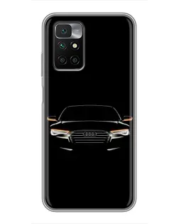 Чохол для Xiaomi Redmi 10 з картинкою «Audi — нічний контур» Чохол для Xiaomi Redmi 10 з картинкою «Audi — нічний контур»
