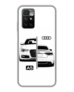 Чохол для Xiaomi Redmi 10 з картинкою «Audi — контрастний дизайн» Чохол для Xiaomi Redmi 10 з картинкою «Audi — контрастний дизайн»