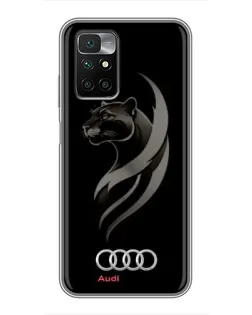 Чохол для Xiaomi Redmi 10 з картинкою «Графіка — пантера та Audi» Чохол для Xiaomi Redmi 10 з картинкою «Графіка — пантера та Audi»