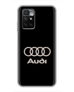 Чохол для Xiaomi Redmi 10 з картинкою «Audi — золотий логотип» Чохол для Xiaomi Redmi 10 з картинкою «Audi — золотий логотип»