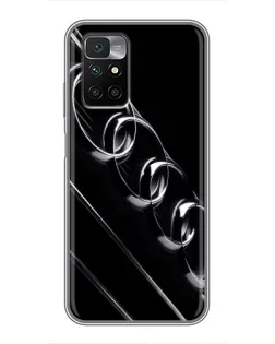 Чохол для Xiaomi Redmi 10 з картинкою «Audi — абстрактні кільця» Чохол для Xiaomi Redmi 10 з картинкою «Audi — абстрактні кільця»